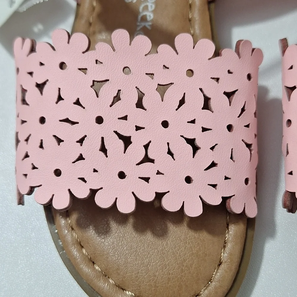 Falls Creek Toddler Pink Floral  Sandal Shoes
